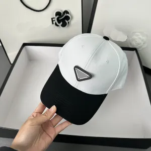 Casquette Designer Caps Baseball Caps Mens Triangle Ball Cap Fashion Summer Hats Haftowane krem ​​przeciwsłoneczny Fedoras Kapelusz dla womans Sunbonnet Kontrastujące kolory p czapki