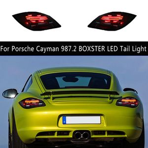 Car Taillights Rear Lamp Streamer Turn Signal For Porsche Cayman 987.2 BOXSTER LED Tail Light 09-13 Brake Reverse Parking Running Lights