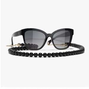 Designers Classic Chain Sunglasses for Womens Luxury Light Decorative Mirror High Quality UV400 Protection Glasses with Original Packaging CH5487