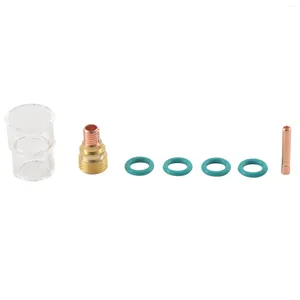 Ciotole 7pcs/ set #12 kit da tazza di vetro Collette tozioncini Torcia di saldatura a gas a gas corpo per -9/ 20/22 accessori