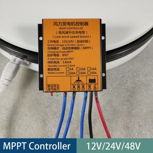MPPT Wind Turbine Charge Controller 12V 24V AUTO 48V Vattentät Regulator för 100W-3000W Liten väderkvarngenerator