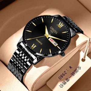 New Designer Watch Waterproof Night Glow Dual Calendar Fully Automatic Movement Fashion Steel Band Men's Luxury Watch