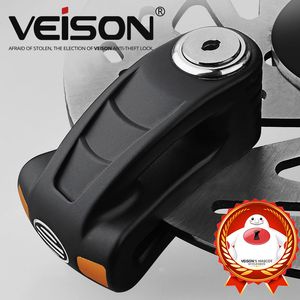 Motorcycle Bicycle Anti-theft Security Disc Lock Scooter Bike Waterproof Disc Brake Locks Scooter Roter Locks 1.5M Reminder Rope