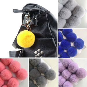 8cm FAUX PEL POMPOM