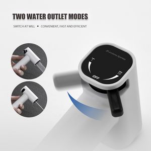 Tuvalet Bide Muslukları Püskürtücü Elde Taşıma Bidet Püskürtücü Tuvalet ABS Switch Bide Bide Banyo Duş Taşınabilir Temiz Araçlar G1/2