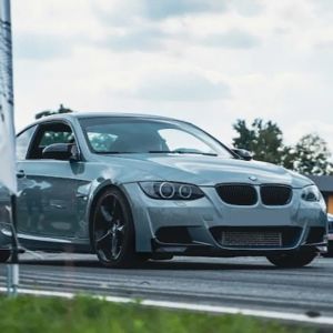 För BMW 3-serie E92 E93 M3 M-Tech Front Bumper Spliters Lip Spoiler 2006-2009 2010-2013 Splitter Exterior Tuning Gloss Black