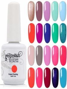 KISMART 12st Lot gel nagellack blötlägg av 369 färger 15 ml gelpolska för salong nagelkonst lack258b5212508