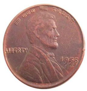미국 1 센트 1955 더블 다이 페니 구리 카피 동전 금속 공예품 제조 공장 7919862