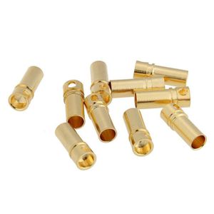 10/20pcs de 3,5 mm de conector de banana conector de ouro, fêmea, fêmea conector de banana, plug de controle de velocidade do motor da bateria novo