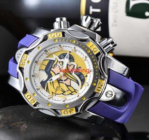 2021 Yeni Men039S Sports Quartz Watch Fashion Casual Comic Saatler Tasarımcı Erkek Bileklik5201210