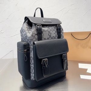 Luxus -Designer -Rucksack Männer und Frauen Mode -Rucksack -Buch -Tasche Klassische alte Blumen Kordelcrordlad offen und schließen Jacquard Leder Schoolbag Rucksack