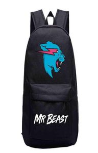 Mr Beast Lightning Cat Cat Backpack per ragazzi Girls Cartoon Book Bag per studenti Studenti Caspata Adolescenti per laptop Borta per laptop Mochila8169242