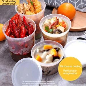 Storage Bottles Bpa-free Food Containers Premium Airtight Round 20pcs Microwave Safe Meal Prep Deli For Freezer