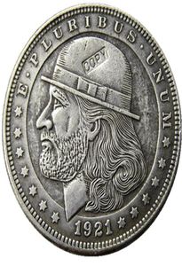 HB83 Hobo Morgan Dollar Skull Zombie szkielet kopia monety mosiężne ozdoby rzemieślnicze dekoracja dom