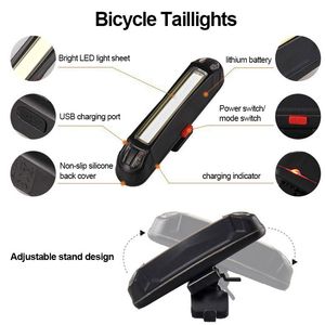 Bicycle Light T6 LED LED Front USB USB ricaricabile ricaricabile MTB Mountain Bicycle Lampada da 1000 litri Flashlight Bike Flashlight Cycling Tail