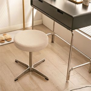 Wuli Bedroom Comfortable Dressing Stool Light Luxury High-end White Simple Makeup Chair Celebrity Girls European Style