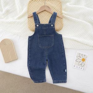 Trousers Spring Kids Jumper New Baby Boys Overalls Toddler Girls Denim Jumpsuits Clothes Suit Pants Clothing Toddler Infant Trousers