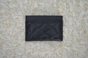 새로운 디자이너 가방 여성/남성 신용 ID 카드 홀더 Lambskin/Caviar Leather Small Purse Bank 패키지 코인 파우치 백 x13 카드 케이스 지갑 토트 백