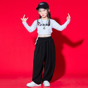 Девочки подростка бальная бальная одежда хип -хоп одежда
