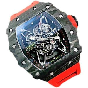 Titta på datum lyxklockor för herrmekanisk richa m diamant automatisk mens silikon schweizisk varumärkesdesigner sport armbandsur 811c