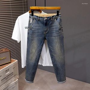 Men's Jeans 30-46 Large Size Simple Fashion Trendy All-Match Loose Casual Small Straight Plus Pants