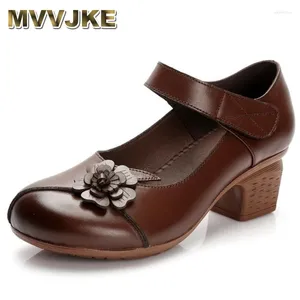 Elbise Ayakkabı Orijinal Deri Vintage Single Shoe Women's 2024 Ulusal Tarz Asakuchi Mary Jane Anne