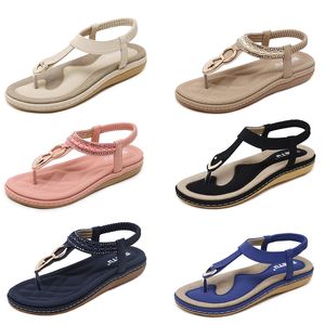 2024 Slipers Sliders Slide Women Women Beach Sapatos ao ar livre Sapatos de férias de verão Mulheres menina Hot Sale Tamanho 36-42 Sênis casuais de tênis Gai