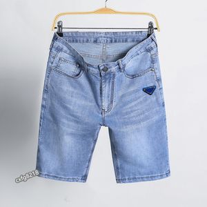 męskie blue dżinsy szorty męskie designer dżinsy proste dziura swobodny letni klub nocny w stylu krótkometrażowym damskie dżinsy luksusowe dżinsy