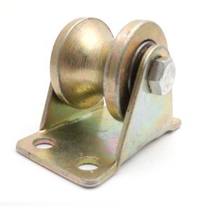 Groove Rigid Caster 31mm Diameter Bearing Steel Wheel Type U Shape Sliding Door Heavy Duty Pulley Colored steel