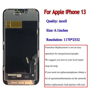 6.1" incell For Apple iPhone 13 Display iPhone A2633 A2482 A2631 A2634 LCD For iPhone 13 LCD Touch Screen Digitizer Replacement