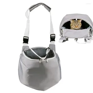 Carriers gatto per carrier per carrier viaggia imbrattatura sicura traspirante per cani gatti spalla regolabile