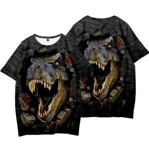 Hayvan Dinozor 3d Tişört Kadınlar Boysgirls Kid Toddler Bebek Kısa Kollu Komik Tshirt Grafik Tees Çocuk Kıyafetleri Cosplay4876935