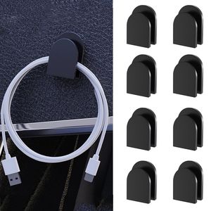 1-20pcs Car Hooks Innenraumhalter für USB-Kabel Kopfhörerschlüssel Selbstklebender Armaturenbrett Wallhang Haken Autozubehör