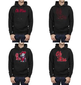 Mode Men Mississippi Ole Miss S Football Black Winter Hoodies Casual Drawstring Hip Hop Core Smoke Coconut Tree Camouflage Gay8912464