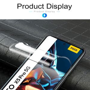 6IN1 Передняя гидрогелевая пленка для Xiaomi Poco X5 Pro Camera Lins Protector Pocox5 Poxo x 5 Pro x5pro Protect Plom Cover Cover