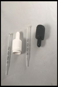 Capiterie in bianco e nero per bottiglie di vetro 18410 Cap tappo a prova di manomissione infantile con bottiglie da 30 ml di misurazione di misurazione in vetro convagali in vetro 77mm2855228