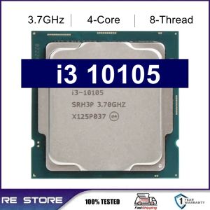 Płyty główne Nowy rdzeń i3 10105 3,7 GHz 4CORE 8THREAD CPU procesor L2 = 1M L3 = 6M 65W LGA 1200 Brak wentylatora