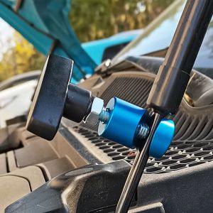 Aluminum Car Hood Holder Trunk Air Pressure Anti-Slip Engine Cover Lifting Support Rod Fixing Clamp Lift Support Clamp Car Tool