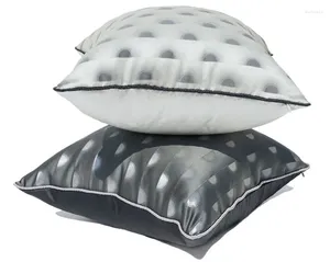 Pillow Fashion Cute Grey Geometric Decorative Throw Pillow/almofadas Case 45 50 Teen Girl European Modern Cover Home Decorating