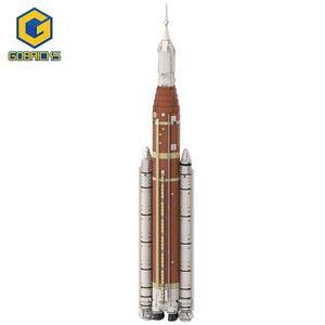 GOBRICKS SLS - Space Series Super Heavy Launch System Block 1 1: 110 Skala Building Blocks Set Child Birthday Gift