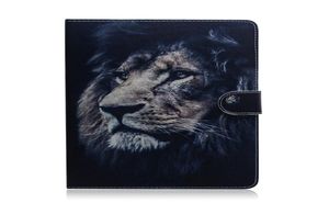 Do Apple iPad Pro 11 -calowy tablet Flip Cover Stand Skórzowy portfel kolorowy rysunek tygrys lion flower8748951