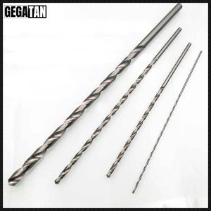 0,5-1,1 mm de comprimento60/80/100/120mm de broca hss extra longa de broca de broca holesaw hole hole sraw cortter drill bits kit para madeira de metal de aço de madeira liga