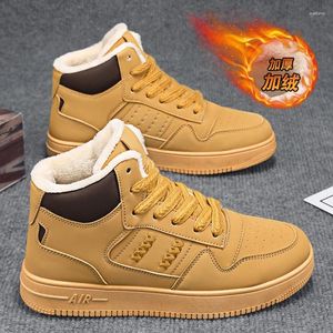 Sapatos casuais cyytl mass de inverno pêlo quente tênis de neve de couro plataforma de moda esporte designer de luxo de tênis de skate de luxatões de tênis