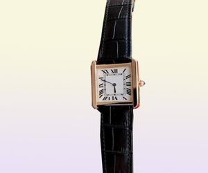 Moda męska Women zegarek unisex zwykły zegarek na nadgarstek 2 rozmiar cyfr rzymskich projektowy zbiornik wielok kolor 5041076