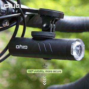 GIYO 900-1500 LM BIKE LIGHT 4000mAh German-Gauge Osram Lamp Bead Anti Bland Bicycle Front Lighting Rotating Lens IP66 Waterproof