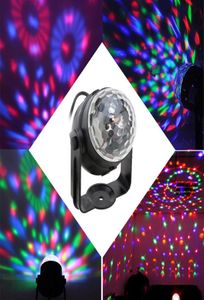 Luce a fase a LED Suono di effetto rotante attivato Luci di effetto rotante RGB Lampada strobo per la festa di Natale Casa KTV Disco DJ XMAS264V8141291