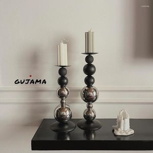 Candle Holders Table Wedding Metal Stand Tealight Holder Nordic Style Luxury Geometric Unique Adornos Para Casa Home Accessories