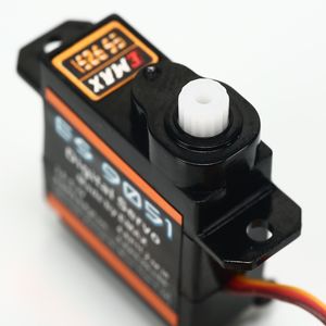 4pcs Emax Digital Plastic Gear Servo Motor ES9051 ES9251 0,8 кг 0,09 с/60 градусов для RC FPV FPV Способ самолета с фиксированным крылом