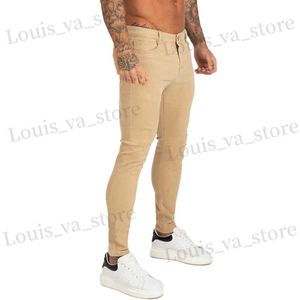 Męskie dżinsy gingtto mąż spodnie chude dżinsy mężczyźni dżinsowe spodnie hip hop w stylu dżinsowym dżinsowe ubranie letnie slim fit fash mody t240411