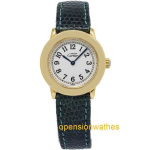 Ct Classics Watches Luxury Wristwatch Carters Ronde Must De 1801 Gold Plated 925 Quartz Womens Watch 27mm original logo FNGB